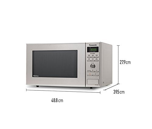 Panasonic NN-SD27HSBPQ Solo Inverter Microwave Oven, 23 Litre, 1000 W, Stainless Steel