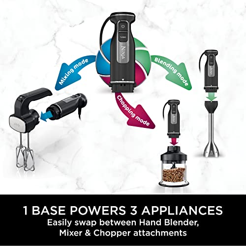 Ninja Foodi 3-in-1 Hand Blender, Food Processor