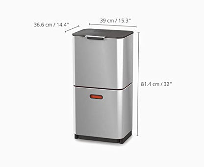 Joseph Joseph Totem Max 60 Litre Waste Separation and Recycling Kitchen Bin