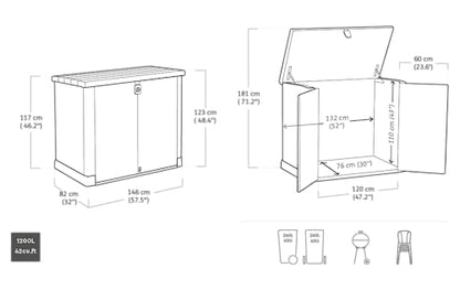 Keter Store It Out Pro Outdoor Storage Shed