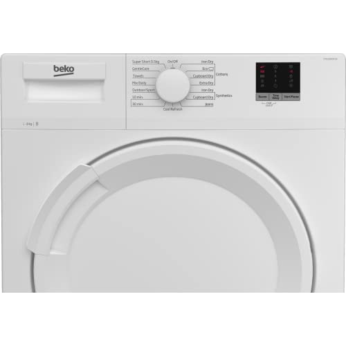 Beko DTLCE80051W Tumble Dryer 8 kg Capacity Condenser Dryer