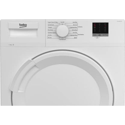 Beko DTLCE80051W Tumble Dryer 8 kg Capacity Condenser Dryer