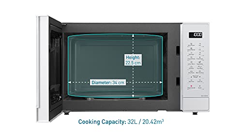 Panasonic NN-ST45KWBPQ Microwave Oven, 32 Litres, 1000W