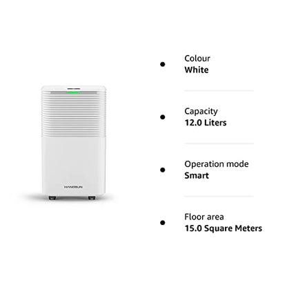 Hangsun 12L Dehumidifier with Digital Humidity Display