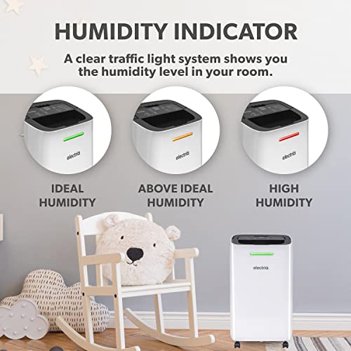 electriQ 12L portable dehumidifier great for 3 bed homes