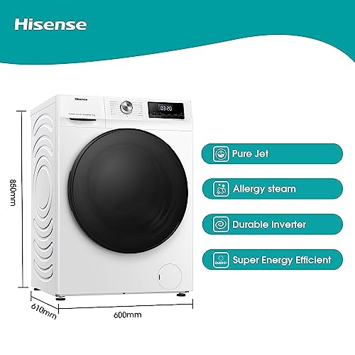 Hisense  Freestanding 12 KG Front Load Washing Durable