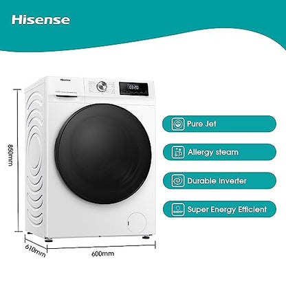 Hisense  Freestanding 12 KG Front Load Washing Durable