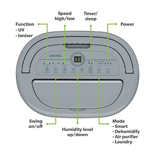 electriQ 12L Low Energy Dehumidifier