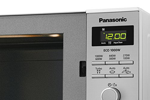 Panasonic NN-SD27HSBPQ Solo Inverter Microwave Oven, 23 Litre, 1000 W, Stainless Steel