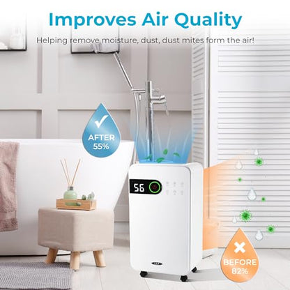 Dehumidifier 12L/Day with Digital Humidity Display