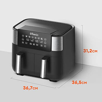 Ultenic K20 Dual Air Fryer, 6-in-1 Health Air Fryers