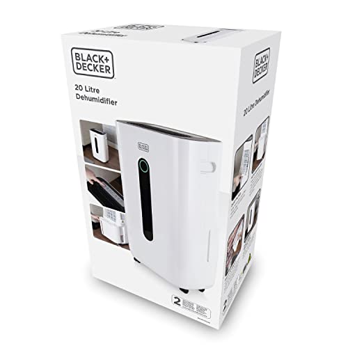 Extra Large High Performance 20 Litre Dehumidifier BLACK