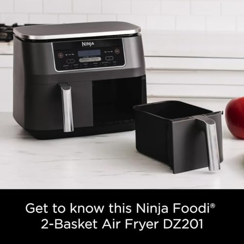 Ninja DZ201 Foodi 6-in-1 2-Basket Air Fryer