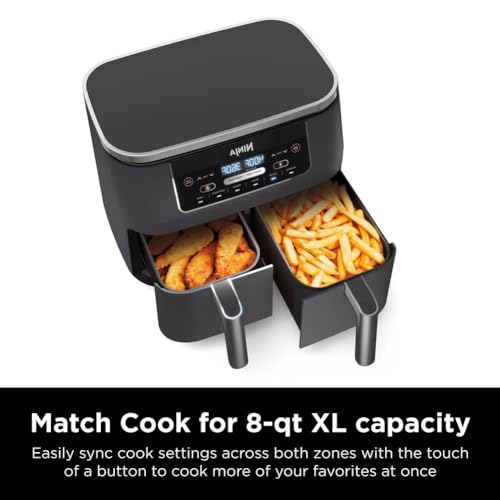 Ninja DZ201 Foodi 6-in-1 2-Basket Air Fryer