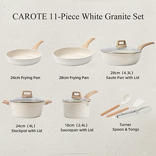 CAROTE Nonstick Pots and Pans Set