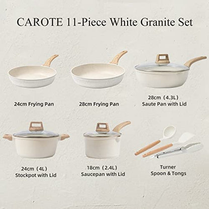 CAROTE Nonstick Pots and Pans Set
