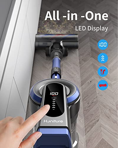 HONITURE Cordless Vacuum Cleaner 450W/38KPa Stick Vacuum Cleaners