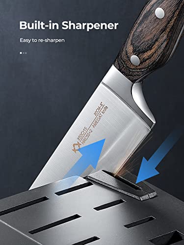 AMEGAT 15-Piece Knife Set