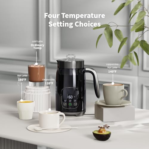 Electric Milk Frother, 14.1OZ/400ML Milk Frother