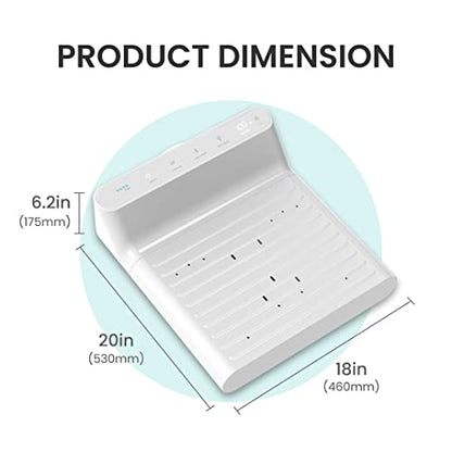 VOVO STYLEMENT BD-7700W Body & Foot Dryer, Made in Korea, Temperature & Wind Volume Controlled Dryer with Intuitive Display, Waterproof hygienic Scaffolding