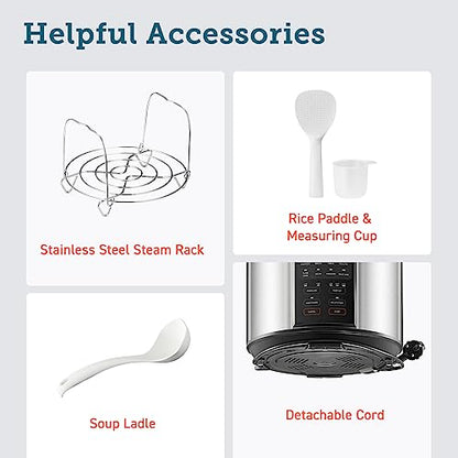 COSORI Electric Pressure Cooker 5.7L, Recipe Book