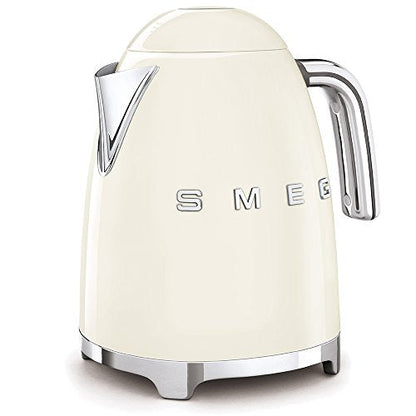 Smeg KLF03CRUK 50's Retro Style Aesthetic Cream Kettle - 1.7 L