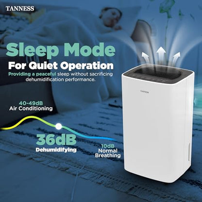 Tanness 12L Dehumidifier, Dehumidifiers For Home