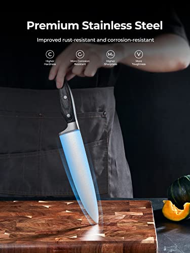 AMEGAT 15-Piece Knife Set
