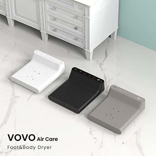 VOVO STYLEMENT BD-7700W Body & Foot Dryer, Made in Korea, Temperature & Wind Volume Controlled Dryer with Intuitive Display, Waterproof hygienic Scaffolding