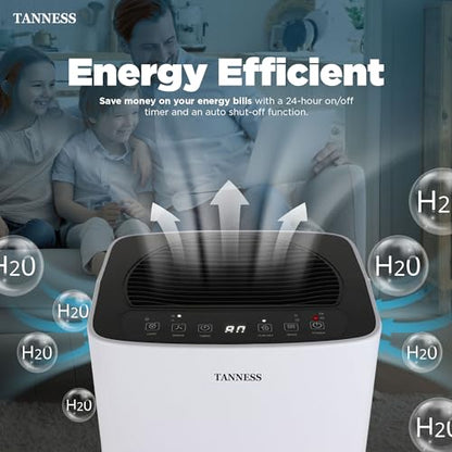 Tanness 12L Dehumidifier, Dehumidifiers For Home