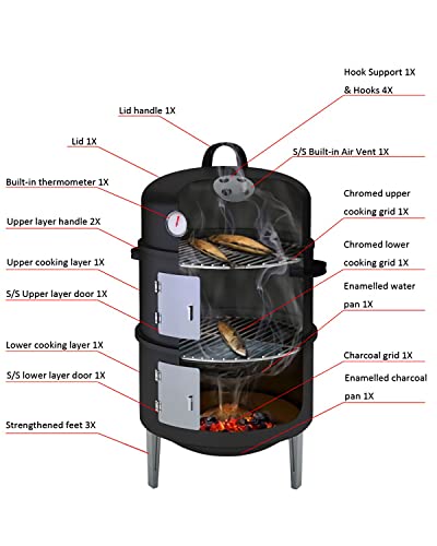 SUNLIFER Charcoal BBQ Grill