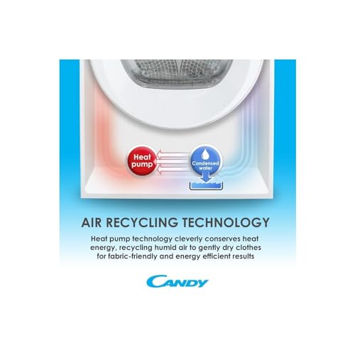 Candy Smart Pro CSOEH9A2DE80 Freestanding Heat Pump Tumble Dryer