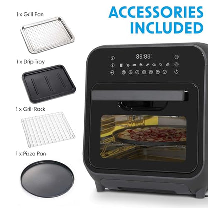 Baridi 12-IN-1 Air Fryer Steam Oven
