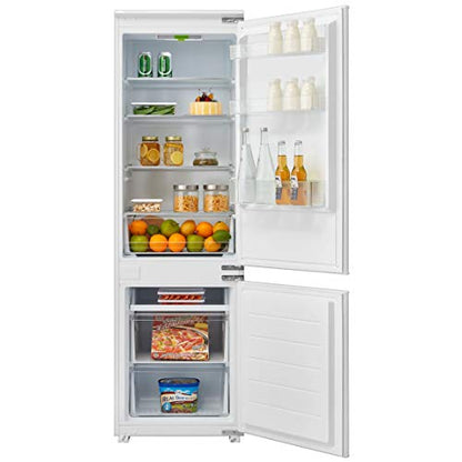 Cookology Sliding Hinge Integrated Combi Fridge Freezer