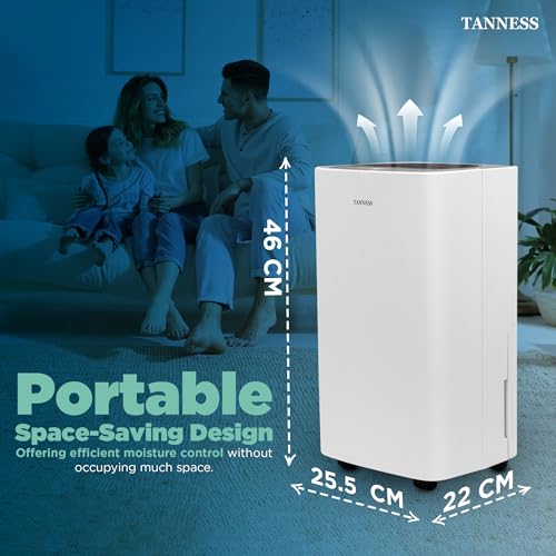 Tanness 12L Dehumidifier, Dehumidifiers For Home
