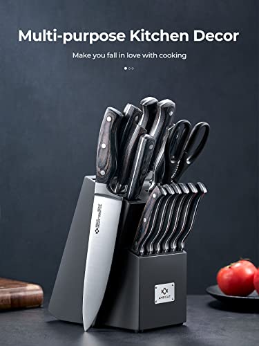 AMEGAT 15-Piece Knife Set