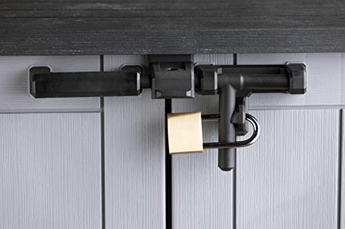 Keter Store It Out Nova Outdoor Garden Furniture Storage Shed Light Grey