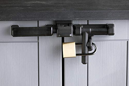 Keter Store It Out Nova Outdoor Garden Furniture Storage Shed Light Grey