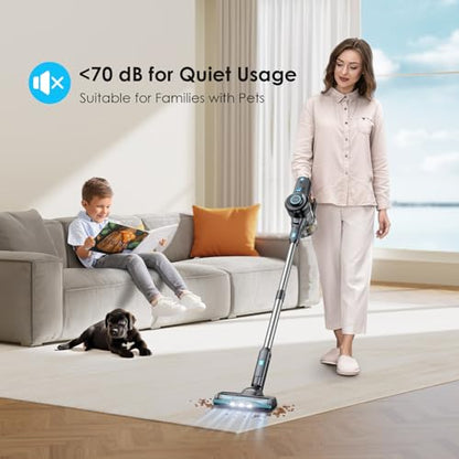 Oraimo Cordless Vacuum Cleaner, 6-in-1 Self-Standing Stick Vacuum Cleaner