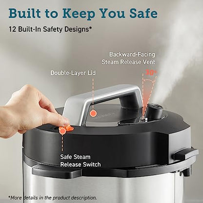 COSORI Electric Pressure Cooker 5.7L, Recipe Book