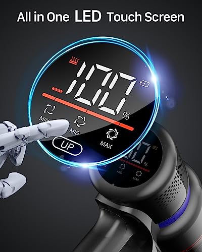 HOMPANY Cordless Vacuum Cleaner, 40KPa Cordless Hoover Up to 60 Mins