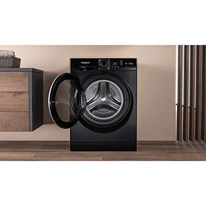 Hotpoint 7kg 1400rpm Freestanding Washing Machine - Black