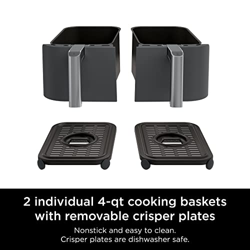 Ninja DZ201 Foodi 6-in-1 2-Basket Air Fryer