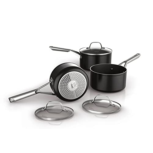 Ninja ZEROSTICK Essentials Cookware 3-Piece Saucepan Set