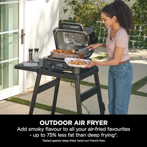 Ninja Woodfire Pro XL Electric BBQ Grill & Smoker with Digital Probe