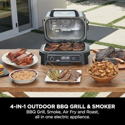 Ninja Woodfire Pro XL Electric BBQ Grill & Smoker with Digital Probe