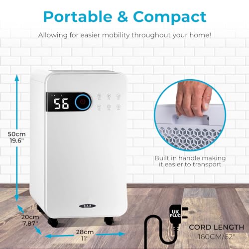 Dehumidifier 12L/Day with Digital Humidity Display