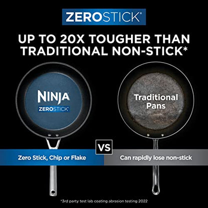 Ninja ZEROSTICK Premium Cookware 3-Piece Saucepan Set