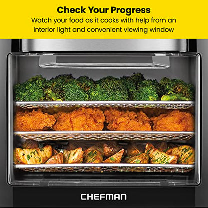 CHEFMAN Multifunctional Digital Air Fryer+ Rotisserie