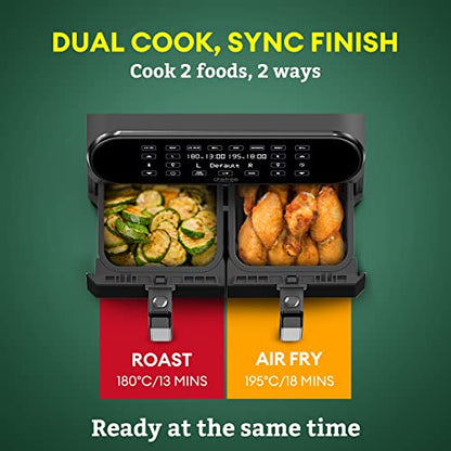 CHEFREE Dual Air Fryer, 8L Family Sized
